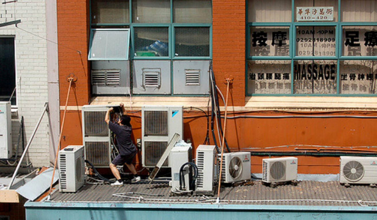 repairing an air conditioner